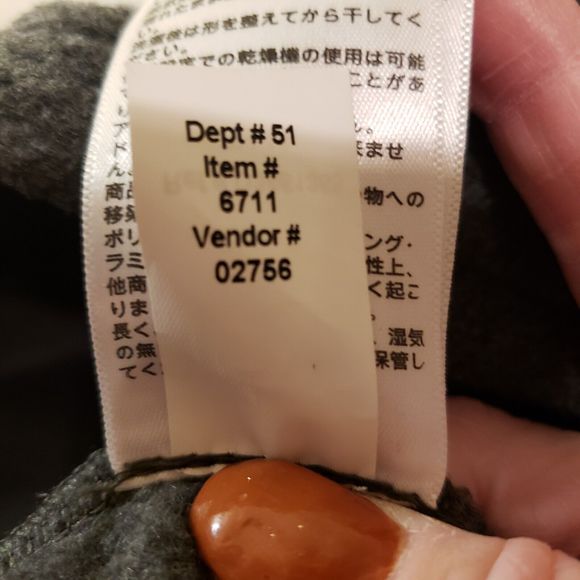 Eddie Bauer Men's Dark Grey Fleece Full Zip Jacket Size Small - Picture 3 of 7